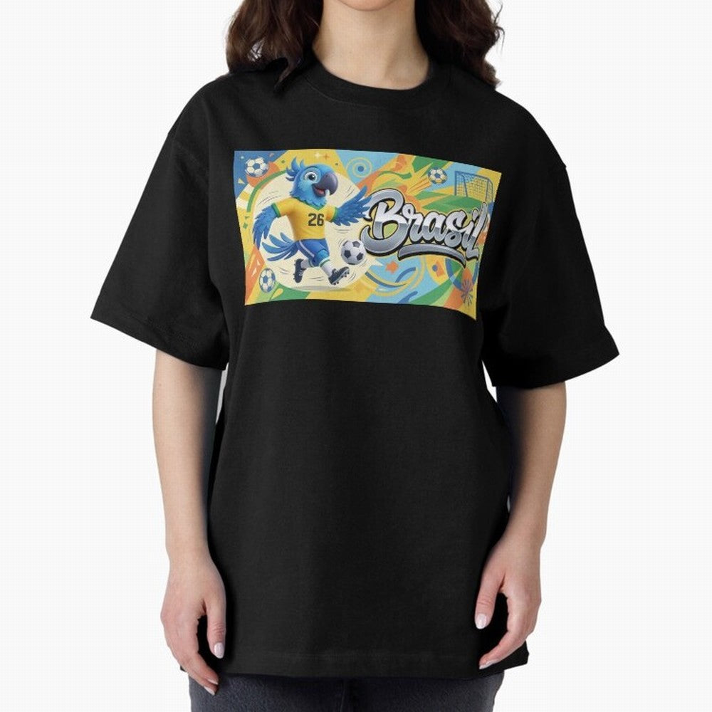 World Cup 2026 Brazil Soccer Team Fan Art Classic T-Shirt Feel the Roar of FIFA World Cup 2026 Group Stage Spirit, with Spain and Netherlands, CR7 and Messi, Football History, Final Match Energy, Crowd Noise and Once in a Lifetime Moments; Great