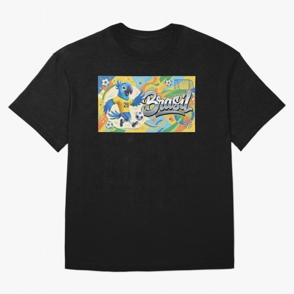 World Cup 2026 Brazil Soccer Team Fan Art Classic T-Shirt Feel the Roar of FIFA World Cup 2026 Group Stage Spirit, with Spain and Netherlands, CR7 and Messi, Football History, Final Match Energy, Crowd Noise and Once in a Lifetime Moments; Great