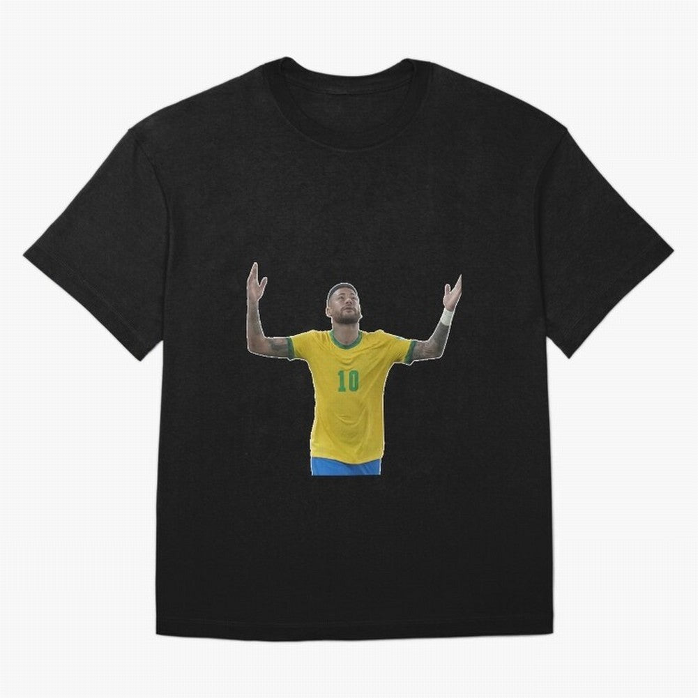 Neymar Jr. - Football Superstar Oversized T-Shirt Honor Football Greatness during FIFA World Cup 2026 USA Canada Mexico Built around Mbappe, France Energy, Stadium Memories, Football Loyalty, International Chants and Championship Tradition; Ideal