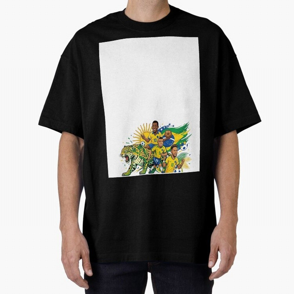 Unleash the spirit of the Sele??o! ? Graphic T-Shirt Celebrate the Biggest Stage of Match Day Hype around FIFA World Cup 2026 USA Canada Mexico, Messi, Neymar and Mbappe, England, Football Passion, Legendary Performances, Festival Vibes and