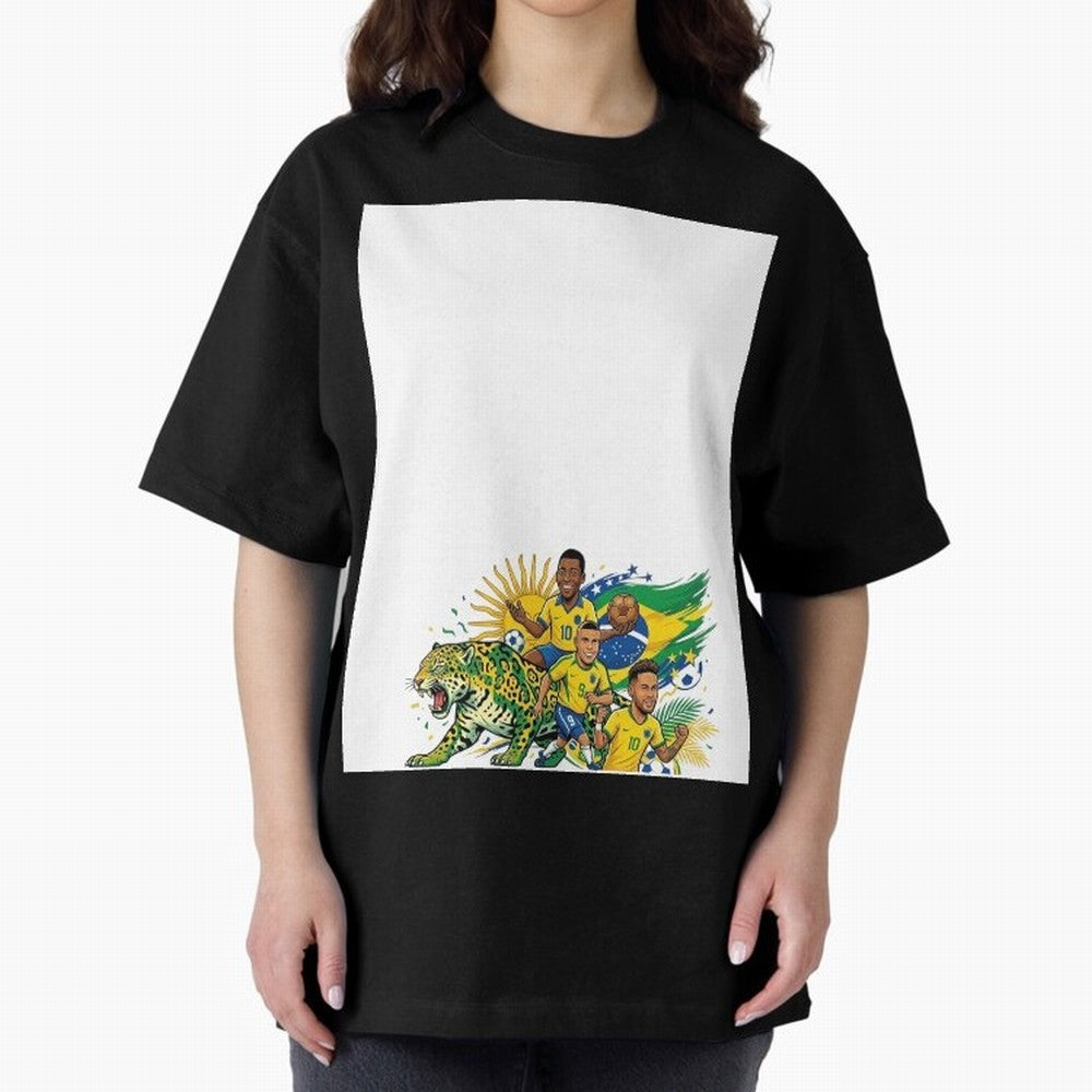 Unleash the spirit of the Sele??o! ? Graphic T-Shirt Celebrate the Biggest Stage of Match Day Hype around FIFA World Cup 2026 USA Canada Mexico, Messi, Neymar and Mbappe, England, Football Passion, Legendary Performances, Festival Vibes and