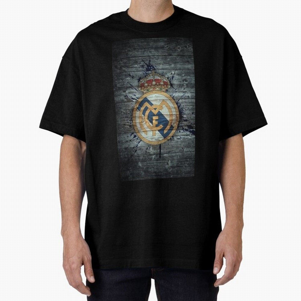 King Madrid Graphic T-Shirt Bring a Vintage Feel to Global Football Passion for FIFA World Cup 2026, Celebrating Haaland and Mbappe, Brazil, Vintage Soccer Flavor, Modern Football Stars, National Flags and Final Night Emotion; Great for Watch