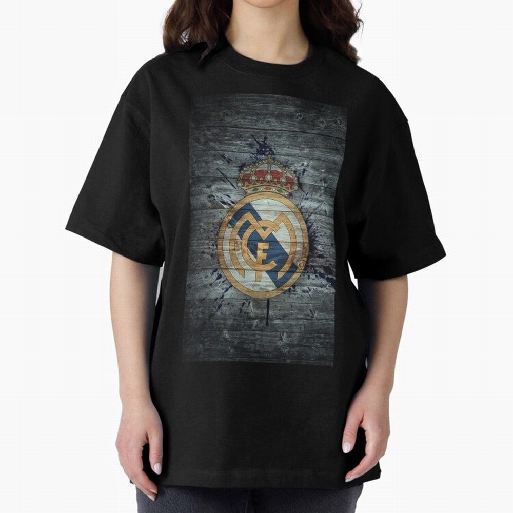 King Madrid Graphic T-Shirt Bring a Vintage Feel to Global Football Passion for FIFA World Cup 2026, Celebrating Haaland and Mbappe, Brazil, Vintage Soccer Flavor, Modern Football Stars, National Flags and Final Night Emotion; Great for Watch