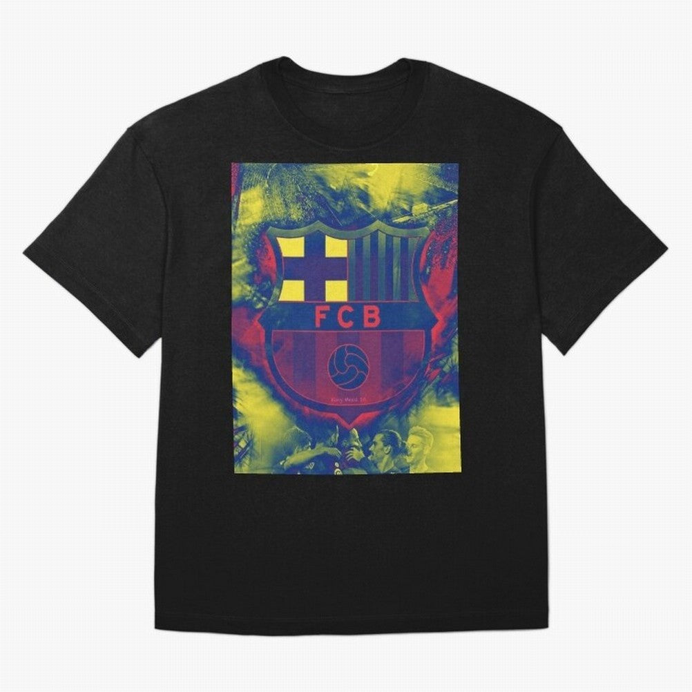 barcelona Graphic T-Shirt Showcase the FIFA World Cup 2026 Group Stage Journey through Messi and Cristiano Ronaldo Highlights, England, France and Netherlands Pride, Classic Soccer Heritage, Championship Pressure, Fan Loyalty and International