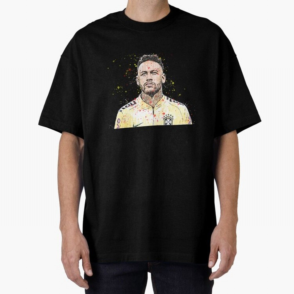 Neymar Neymar Oversized T-Shirt Represent Fans Who Live for Match Day Hype around FIFA World Cup 2026 Group Stage, Messi and Cristiano Ronaldo, Argentina, France and Brazil, Football Passion, Legendary Performances, Festival Vibes and Supporter