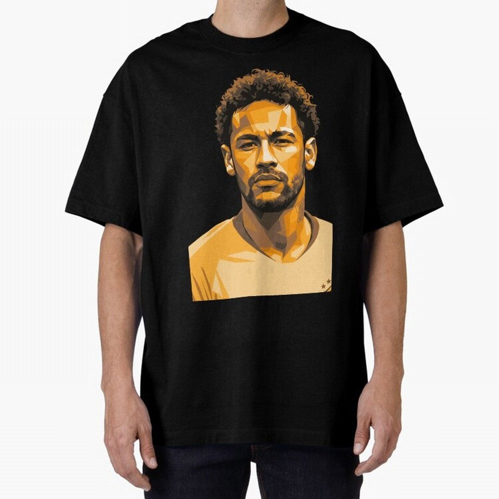 Neymar Oversized T-Shirt Support Iconic Players in FIFA World Cup 2026 USA Canada Mexico Connected to Neymar, Brazil, Portugal and Argentina Energy, Soccer Culture, Superstar Moments, National Team Dreams and Competitive Fire; Ideal for Fans Who