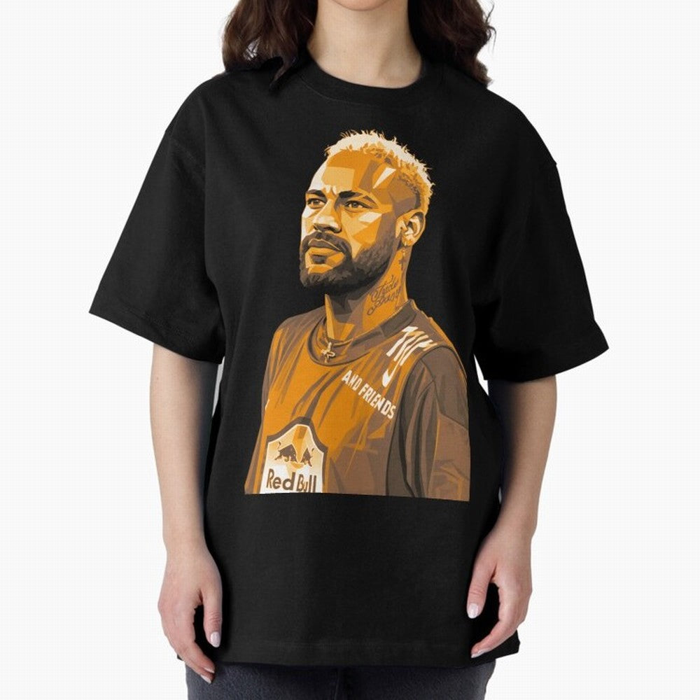 Neymar Oversized T-Shirt Bring Home FIFA World Cup 2026 for Fans of Messi and Portugal, Bringing Worldwide Fan Energy, Dramatic Goals, Stadium Lights and Championship Celebrations; Ideal for Football Dads, Football Moms, Friends, Collectors and