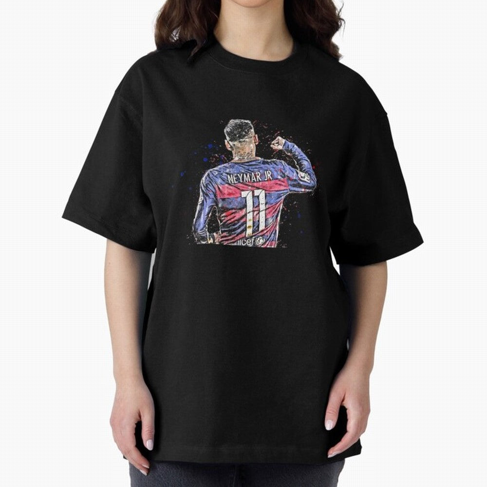 Neymar Neymar Oversized T-Shirt Remember Iconic Moments from the FIFA World Cup 2026 Journey through Cristiano Ronaldo Highlights, England and Germany Pride, Supporter Pride, Iconic Celebrations, Legendary Names and Global Match Day Energy; Perfect