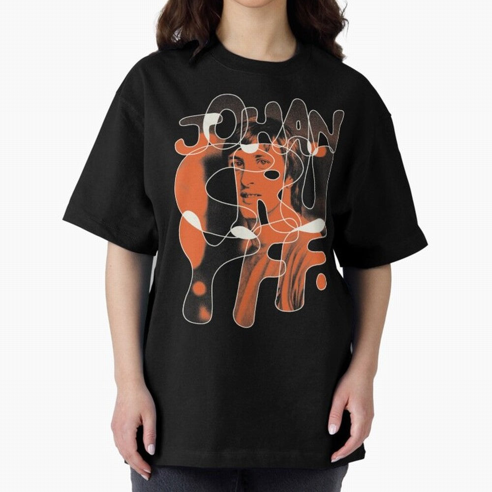 Johan Cruyff ¨C Abstract Football Icon Art Classic T-Shirt Show Love for Legendary Goals in Match Day Hype around FIFA World Cup 2026, Mbappe, England, Sports Nostalgia, International Competition, Famous Players and Unforgettable Victories; Perfect