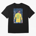 Neymar 10 Brasil world cup 2022 Oversized T-Shirt Share the Excitement of FIFA World Cup 2026 USA Canada Mexico for Fans of Messi and Spain, Bringing Champion Mindset, Group Stage Buzz, Knockout Tension and Passionate Fan Culture; Built for
