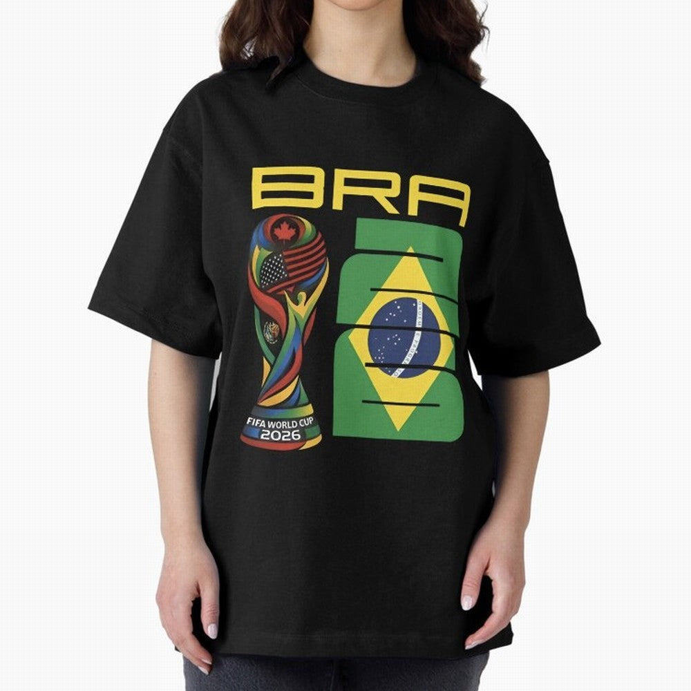 Brazil Soccer World Cup 2026 Fan Art - Selecao 2026 Essential T-Shirt Live the Energy of the FIFA World Cup 2026 USA Canada Mexico Journey through Neymar Highlights, Brazil Pride, Worldwide Fan Energy, Dramatic Goals, Stadium Lights and