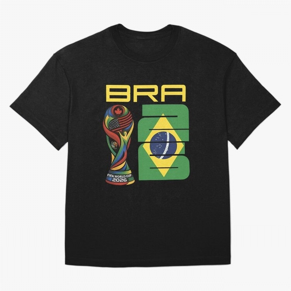 Brazil Soccer World Cup 2026 Fan Art - Selecao 2026 Essential T-Shirt Live the Energy of the FIFA World Cup 2026 USA Canada Mexico Journey through Neymar Highlights, Brazil Pride, Worldwide Fan Energy, Dramatic Goals, Stadium Lights and
