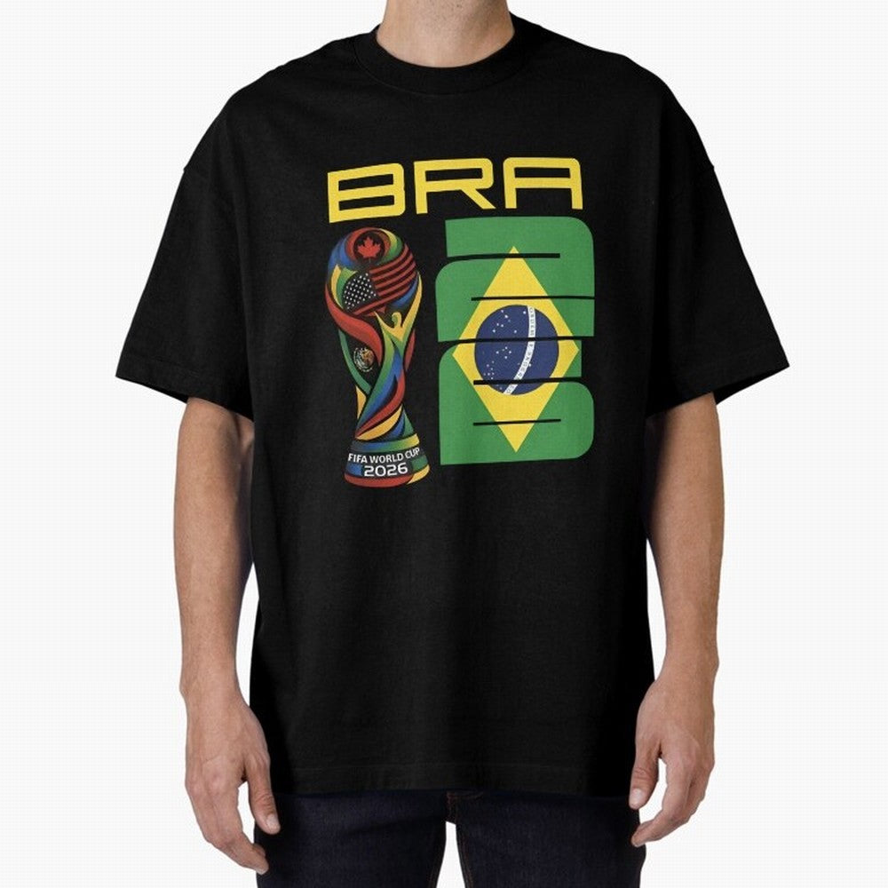 Brazil Soccer World Cup 2026 Fan Art - Selecao 2026 Essential T-Shirt Live the Energy of the FIFA World Cup 2026 USA Canada Mexico Journey through Neymar Highlights, Brazil Pride, Worldwide Fan Energy, Dramatic Goals, Stadium Lights and