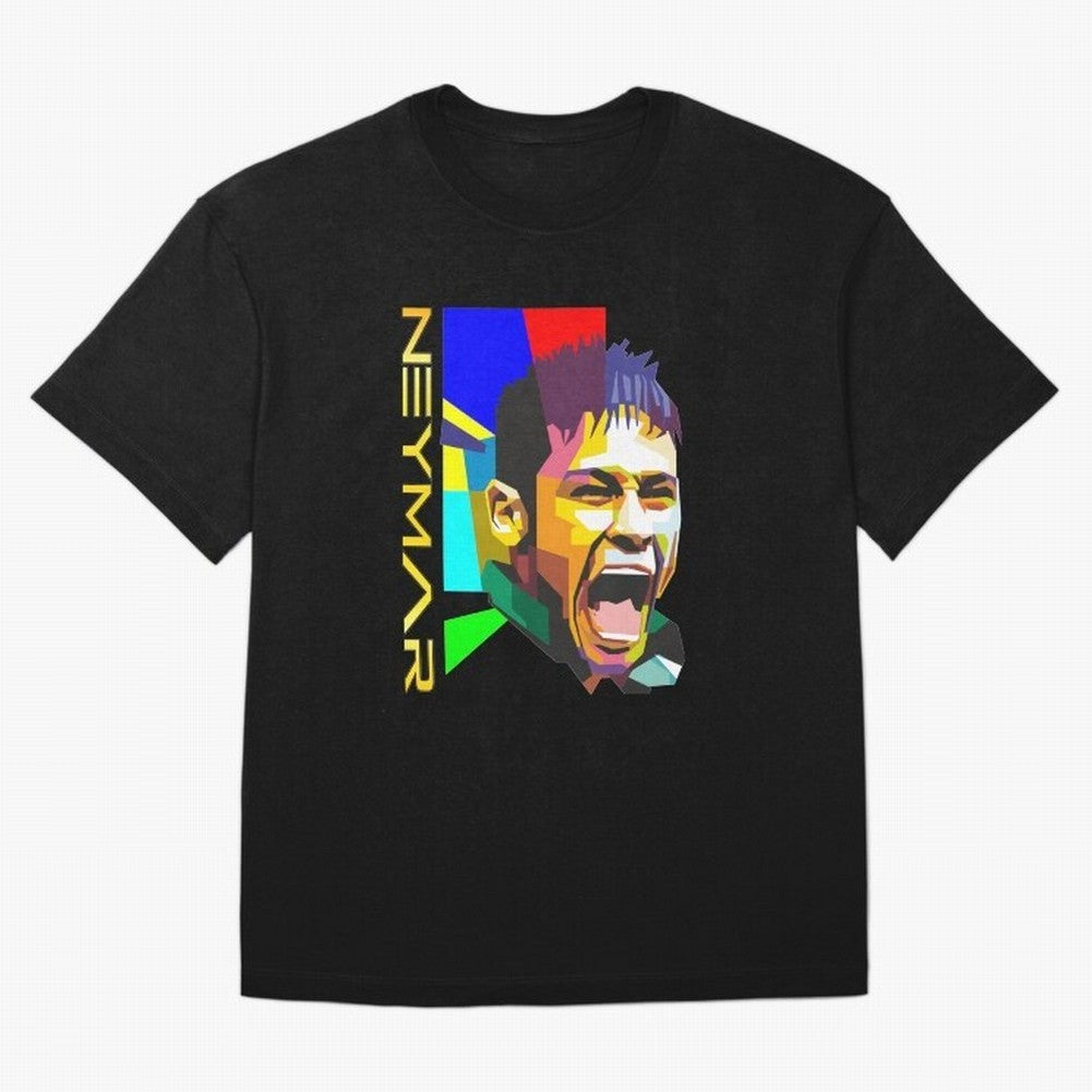 Neymar Painting Tshirt Essential T-Shirt Stand Proud for FIFA World Cup 2026 Group Stage Centered on Messi and Cristiano Ronaldo, England, France and Netherlands Energy, Retro Football Energy, Iconic Rivalries, Trophy Chase Drama and Stadium