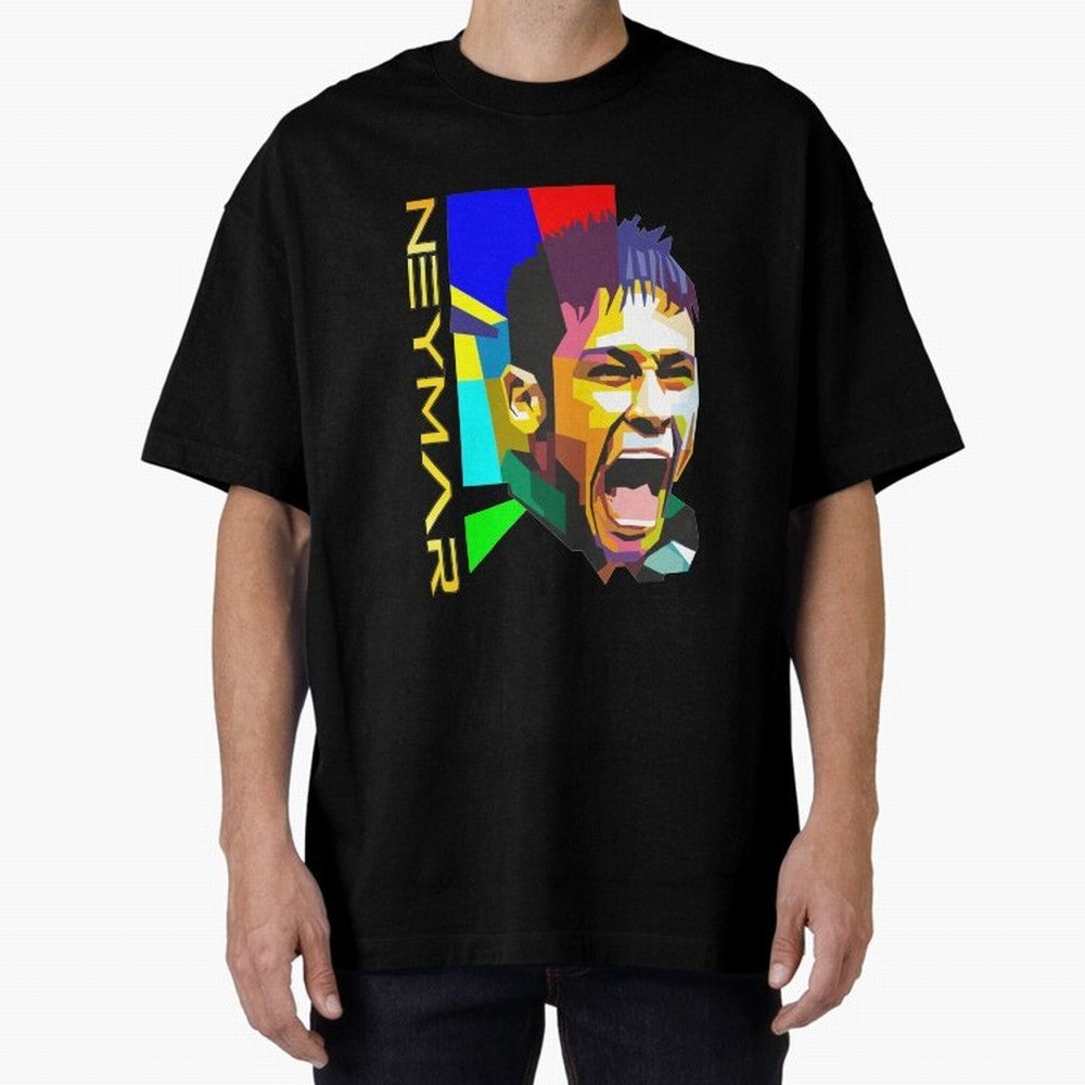 Neymar Painting Tshirt Essential T-Shirt Stand Proud for FIFA World Cup 2026 Group Stage Centered on Messi and Cristiano Ronaldo, England, France and Netherlands Energy, Retro Football Energy, Iconic Rivalries, Trophy Chase Drama and Stadium