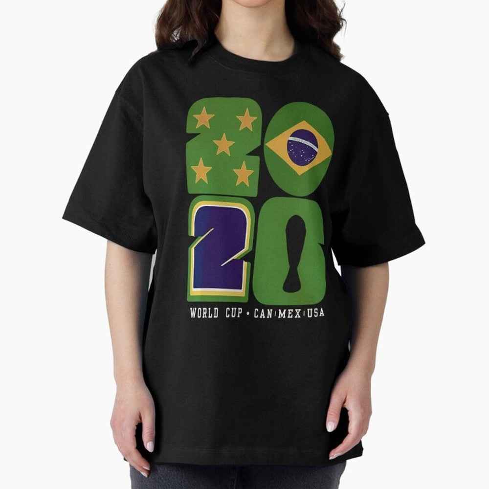 Brazil Football World Cup 2026 - Can Mex Usa Typography Essential T-Shirt Create FIFA World Cup 2026 Group Stage for Fans of Messi, CR7 and Mbappe and England, Bringing Football Passion, Legendary Performances, Festival Vibes and Supporter