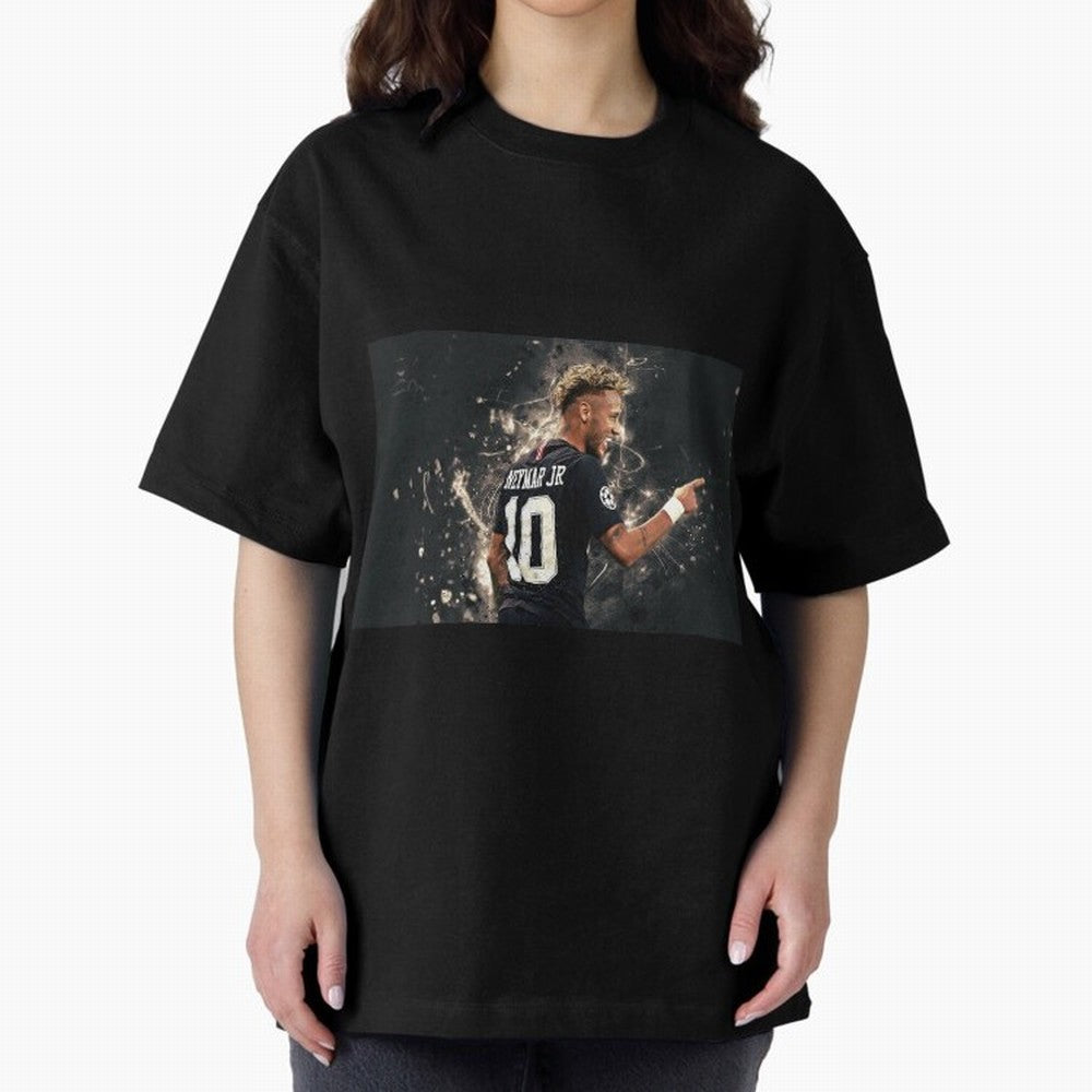 Neymar #111 Oversized T-Shirt Follow the Road to FIFA World Cup 2026 Group Stage Built around Cristiano Ronaldo, Brazil, Portugal and Argentina Energy, Champion Mindset, Group Stage Buzz, Knockout Tension and Passionate Fan Culture; Perfect for