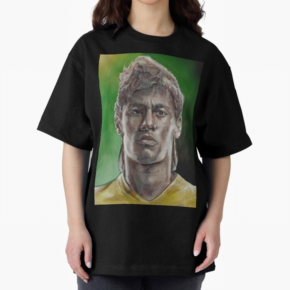Neymar Oversized T-Shirt Get Ready for Global Football Passion for FIFA World Cup 2026, Highlighting Cristiano Ronaldo, Haaland and CR7, England, Vintage Soccer Flavor, Modern Football Stars, National Flags and Final Night Emotion; Ideal for