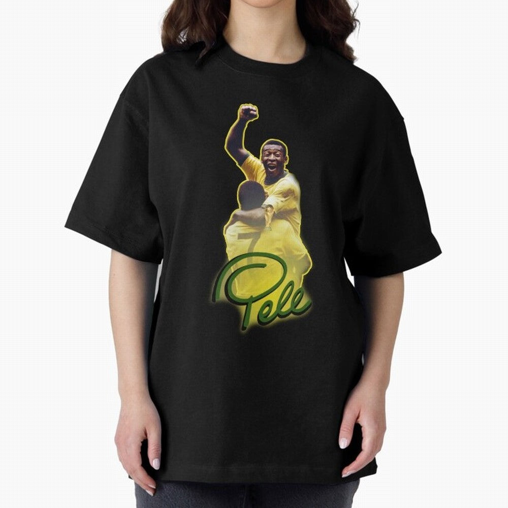 Pele World Cup Brazil Essential T-Shirt Relive Global Football Passion for FIFA World Cup 2026 USA Canada Mexico, Centered on Neymar, Haaland and Cristiano Ronaldo, Argentina, France and Brazil, Retro Football Energy, Iconic Rivalries, Trophy Chase