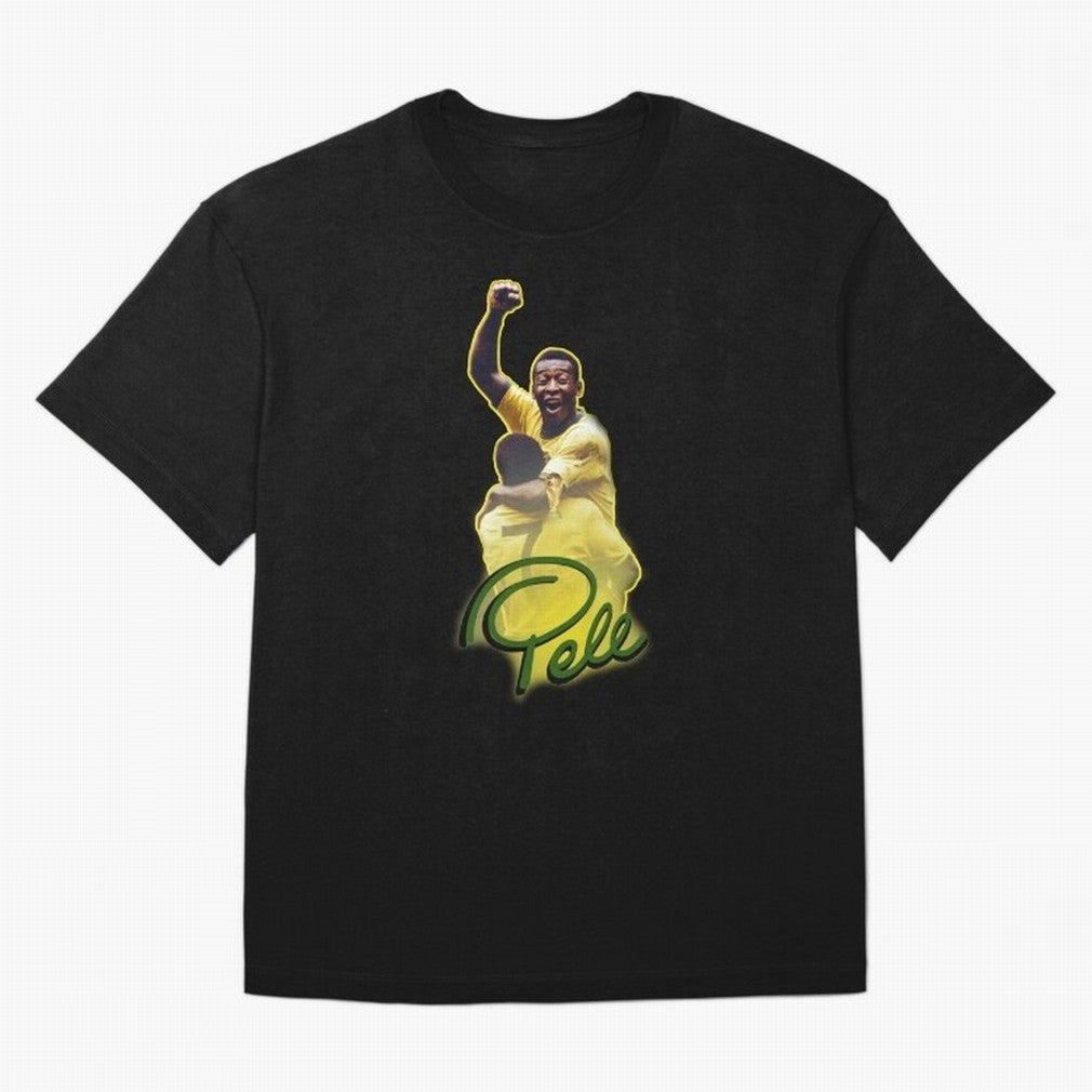 Pele World Cup Brazil Essential T-Shirt Relive Global Football Passion for FIFA World Cup 2026 USA Canada Mexico, Centered on Neymar, Haaland and Cristiano Ronaldo, Argentina, France and Brazil, Retro Football Energy, Iconic Rivalries, Trophy Chase
