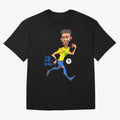 Neymar Oversized T-Shirt Relive Legendary Nights from Match Day Hype around FIFA World Cup 2026 Group Stage, Mbappe, Argentina, France and Brazil, Tournament Hype, Historic Matchups, Family Viewing Parties and Global Sports Pride; Ideal for Fans