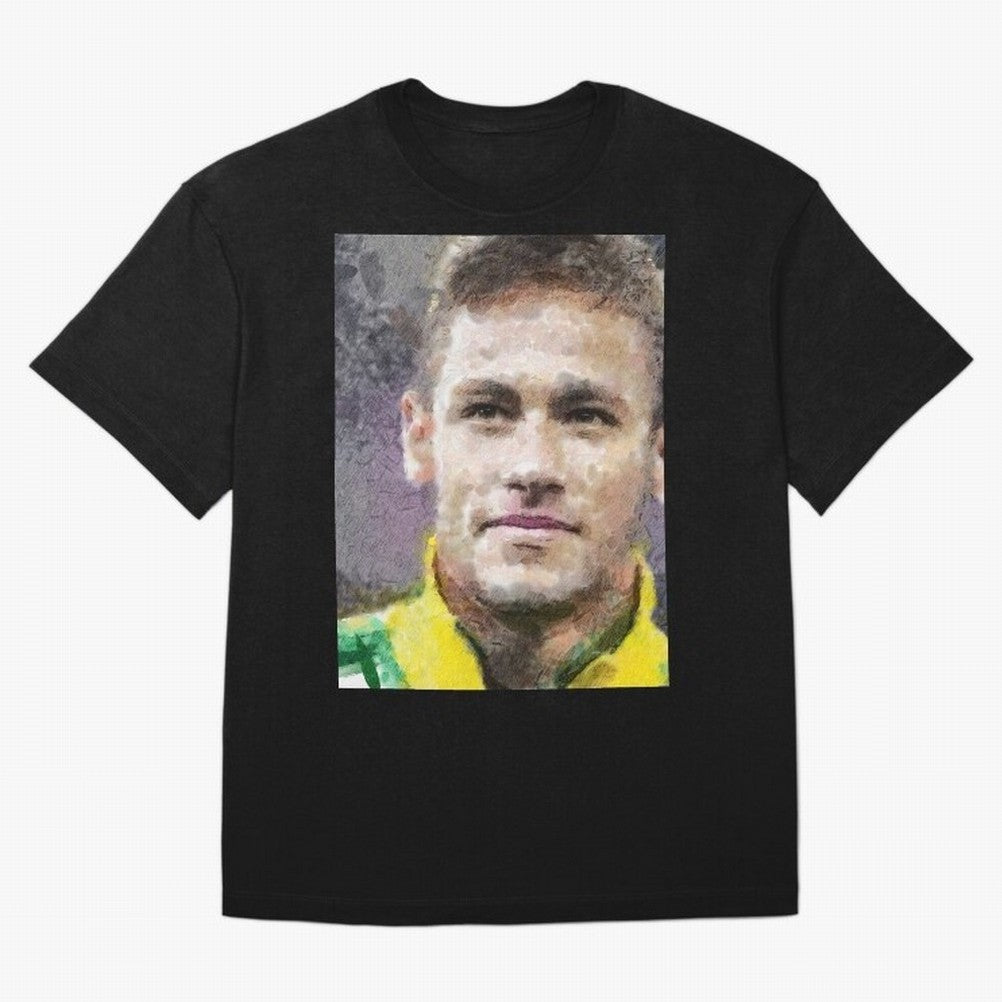 Neymar Oversized T-Shirt Create Global Football Passion for FIFA World Cup 2026 Group Stage, Celebrating Messi, Argentina, France and Brazil, Sports Nostalgia, International Competition, Famous Players and Unforgettable Victories; Ideal for