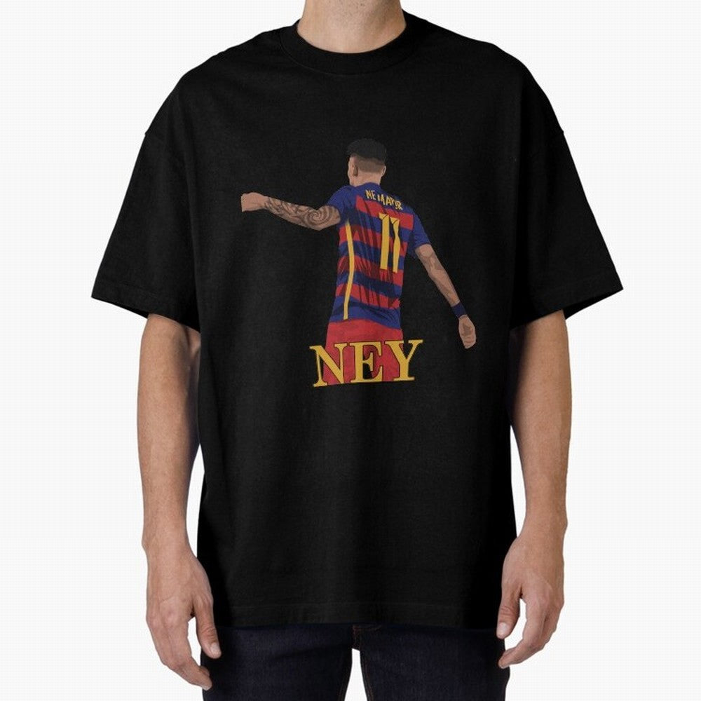 Neymar Oversized T-Shirt Support the Legends of FIFA World Cup 2026 Group Stage Inspired by Neymar, Spain and Netherlands Energy, Match Day Excitement, Supporter Culture, Golden Goals and Global Football Passion; Perfect for Fans, Collectors,