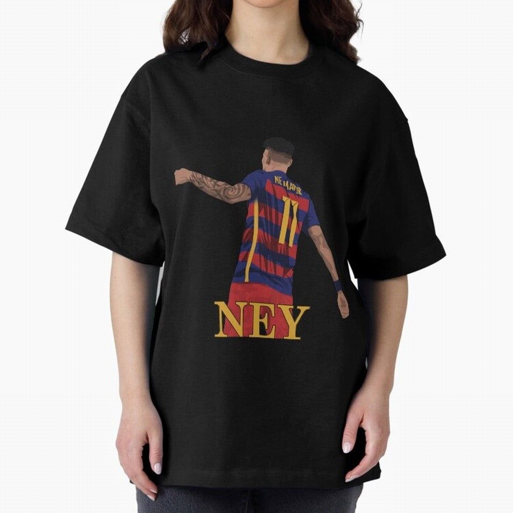 Neymar Oversized T-Shirt Support the Legends of FIFA World Cup 2026 Group Stage Inspired by Neymar, Spain and Netherlands Energy, Match Day Excitement, Supporter Culture, Golden Goals and Global Football Passion; Perfect for Fans, Collectors,