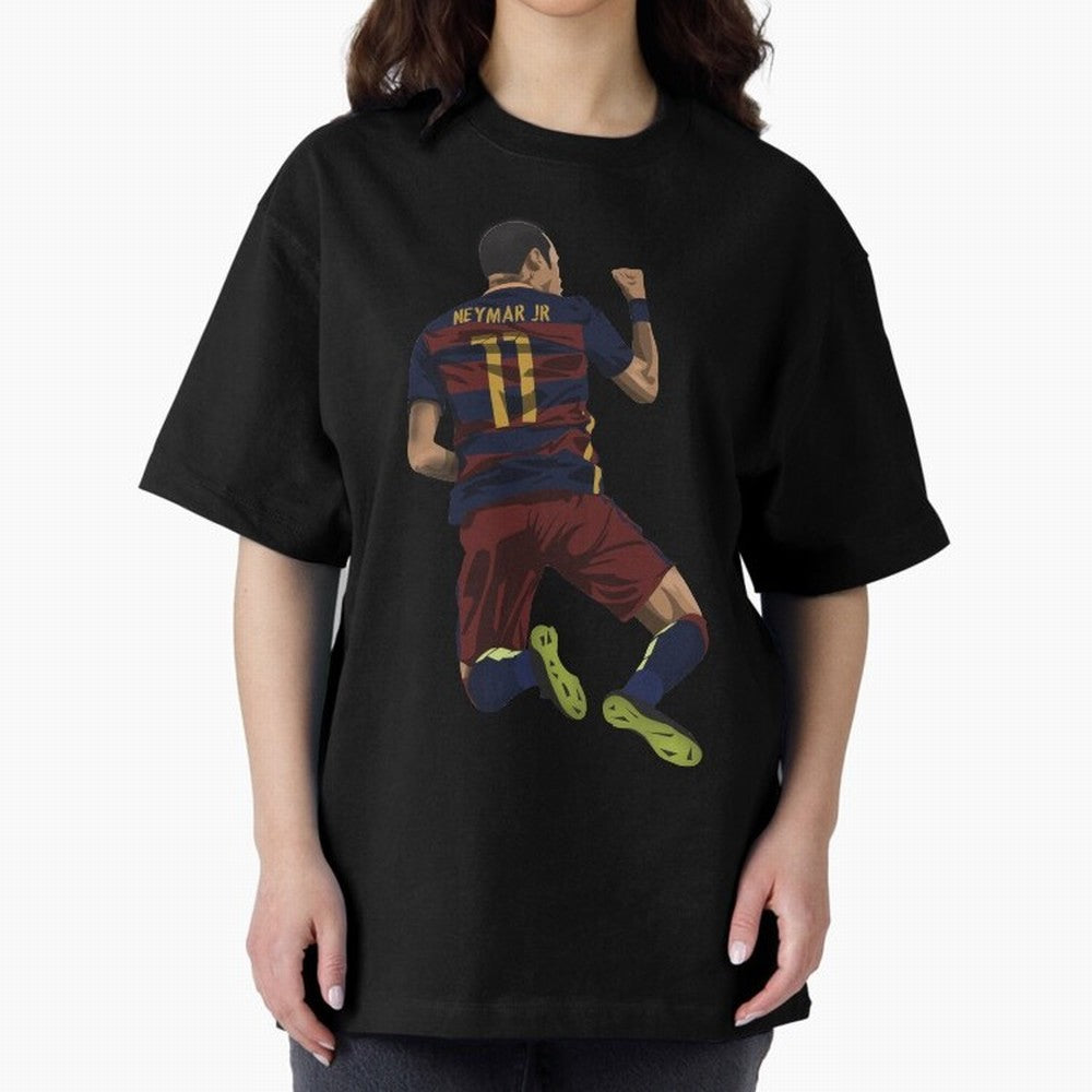 Neymar Classic T-Shirt Keep Football History Alive during FIFA World Cup 2026 Group Stage Spirit, Filled with Brazil, Messi, Neymar and Mbappe, Vintage Soccer Flavor, Modern Football Stars, National Flags and Final Night Emotion; Great for Watch