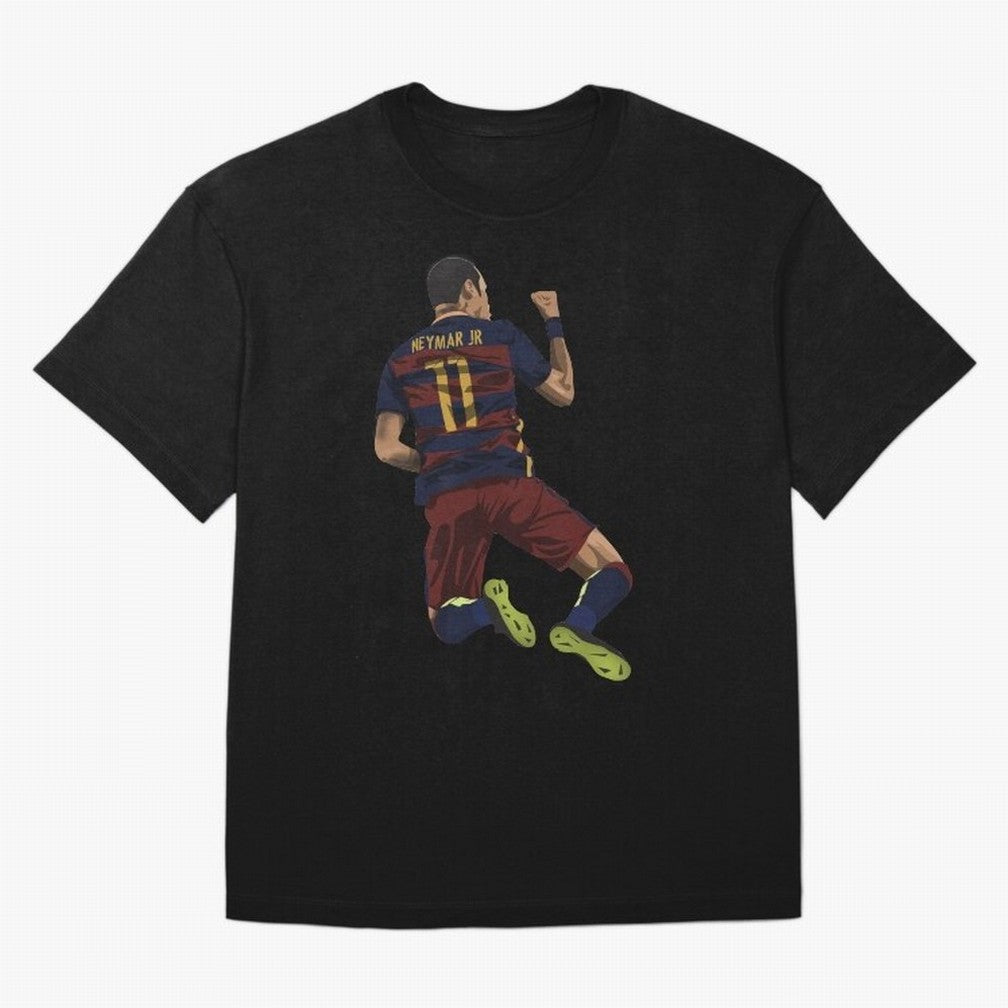 Neymar Classic T-Shirt Keep Football History Alive during FIFA World Cup 2026 Group Stage Spirit, Filled with Brazil, Messi, Neymar and Mbappe, Vintage Soccer Flavor, Modern Football Stars, National Flags and Final Night Emotion; Great for Watch