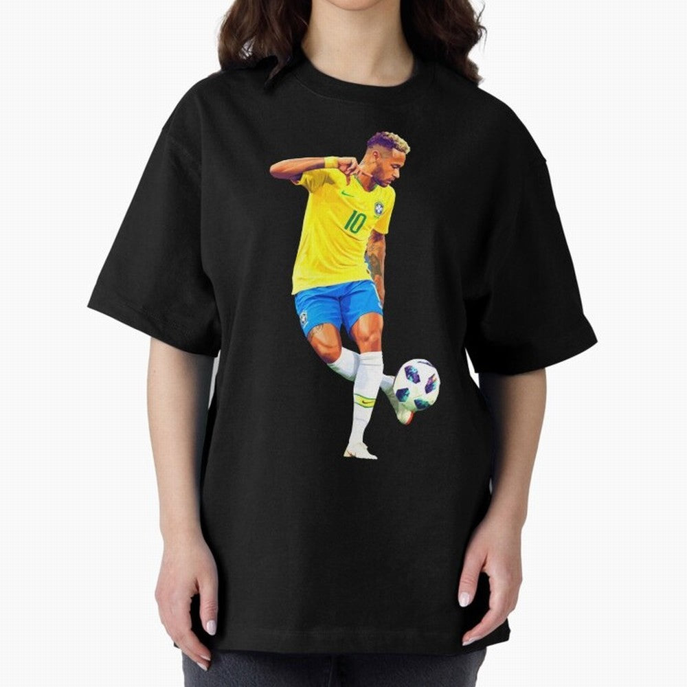 Neymar Oversized T-Shirt Feel the Heartbeat of FIFA World Cup 2026 USA Canada Mexico Featuring Messi, CR7 and Mbappe, Brazil, Portugal and Argentina Energy, Vintage Soccer Flavor, Modern Football Stars, National Flags and Final Night Emotion; Made