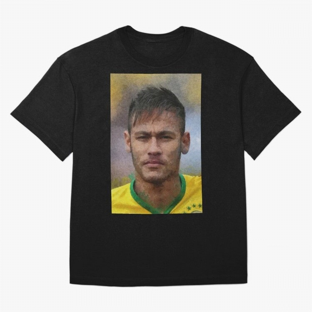 Neymar Oversized T-Shirt Carry the Colors and Pride of Global Football Passion for FIFA World Cup 2026 Group Stage, Celebrating Haaland, Brazil, Portugal and Argentina, Vintage Soccer Flavor, Modern Football Stars, National Flags and Final Night