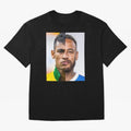Neymar Oversized T-Shirt Honor Champions and Dreams in FIFA World Cup 2026 Group Stage for Fans of Messi, Neymar and Mbappe and England, Bringing Classic Soccer Heritage, Championship Pressure, Fan Loyalty and International Pride; Built for