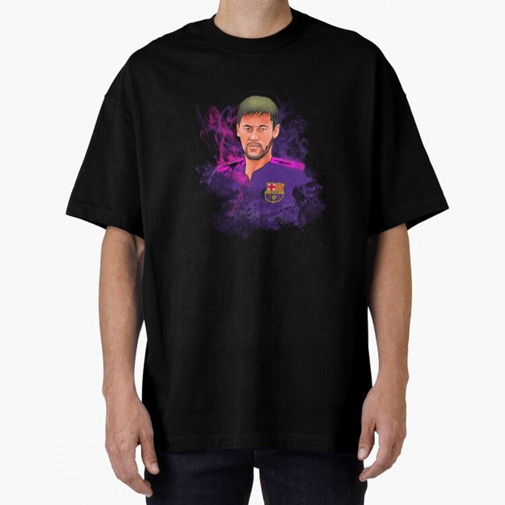 Neymar Oversized T-Shirt Experience FIFA World Cup 2026 with Neymar, Portugal, Spain and Germany Energy, Game Day Rituals, Football Legends, Country Pride and the Road to the Final; Ideal for Football Dads, Football Moms, Friends, Collectors and
