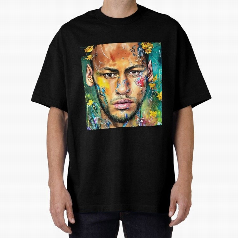 Neymar Oversized T-Shirt Follow Every Goal of FIFA World Cup 2026 Spirit, with Netherlands, CR7, Global Supporter Spirit, Legendary Goals, National Colors and Tournament Celebration; Perfect for Supporters Who Want Bold Football Energy, Global