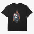 Neymar Brazilian Legend Art Oversized T-Shirt Enjoy the Biggest Football Party of FIFA World Cup 2026 Group Stage Featuring Messi, Neymar and Mbappe, England, France and Netherlands Energy, Match Day Excitement, Supporter Culture, Golden Goals and