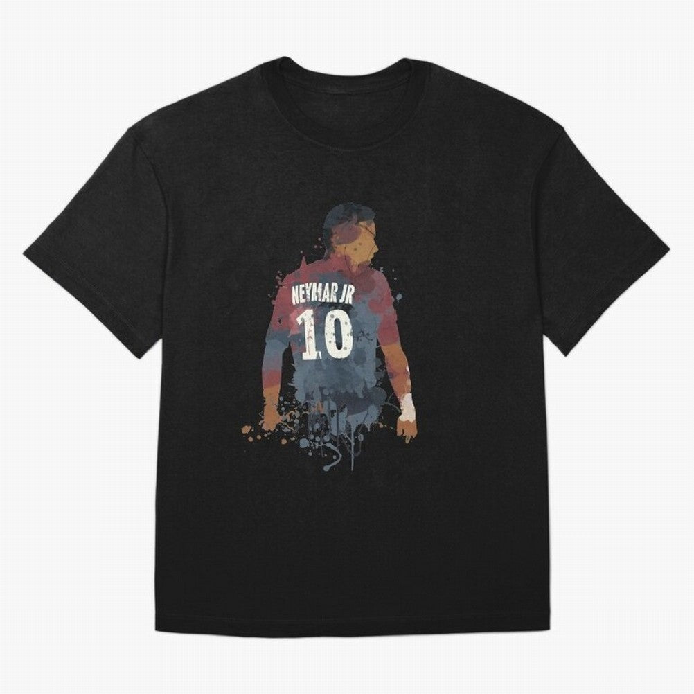 Neymar Brazilian Legend Art Oversized T-Shirt Enjoy the Biggest Football Party of FIFA World Cup 2026 Group Stage Featuring Messi, Neymar and Mbappe, England, France and Netherlands Energy, Match Day Excitement, Supporter Culture, Golden Goals and