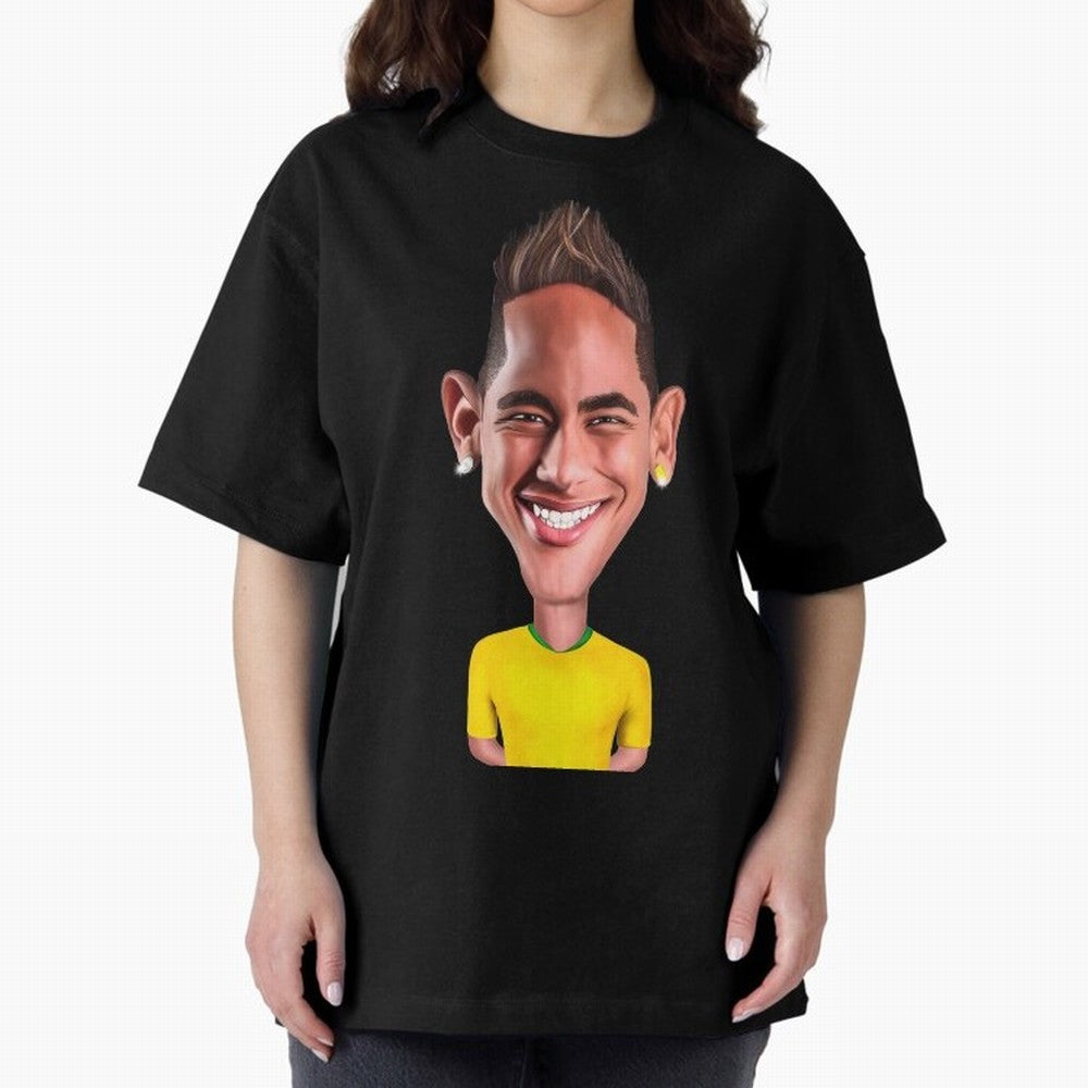 Soccer Oversized T-Shirt Bring Global Tournament Vibes to FIFA World Cup 2026 Filled with Cristiano Ronaldo, Brazil, Portugal and Argentina Energy, Fan Favorite Moments, National Team Passion, Big Match Drama and Soccer History; Ideal for Fans Who