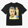 Neymar Futbol Oversized T-Shirt Represent Football Lovers during Global Football Passion for FIFA World Cup 2026 Group Stage, Filled with Haaland, England, Stadium Memories, Football Loyalty, International Chants and Championship Tradition; Perfect
