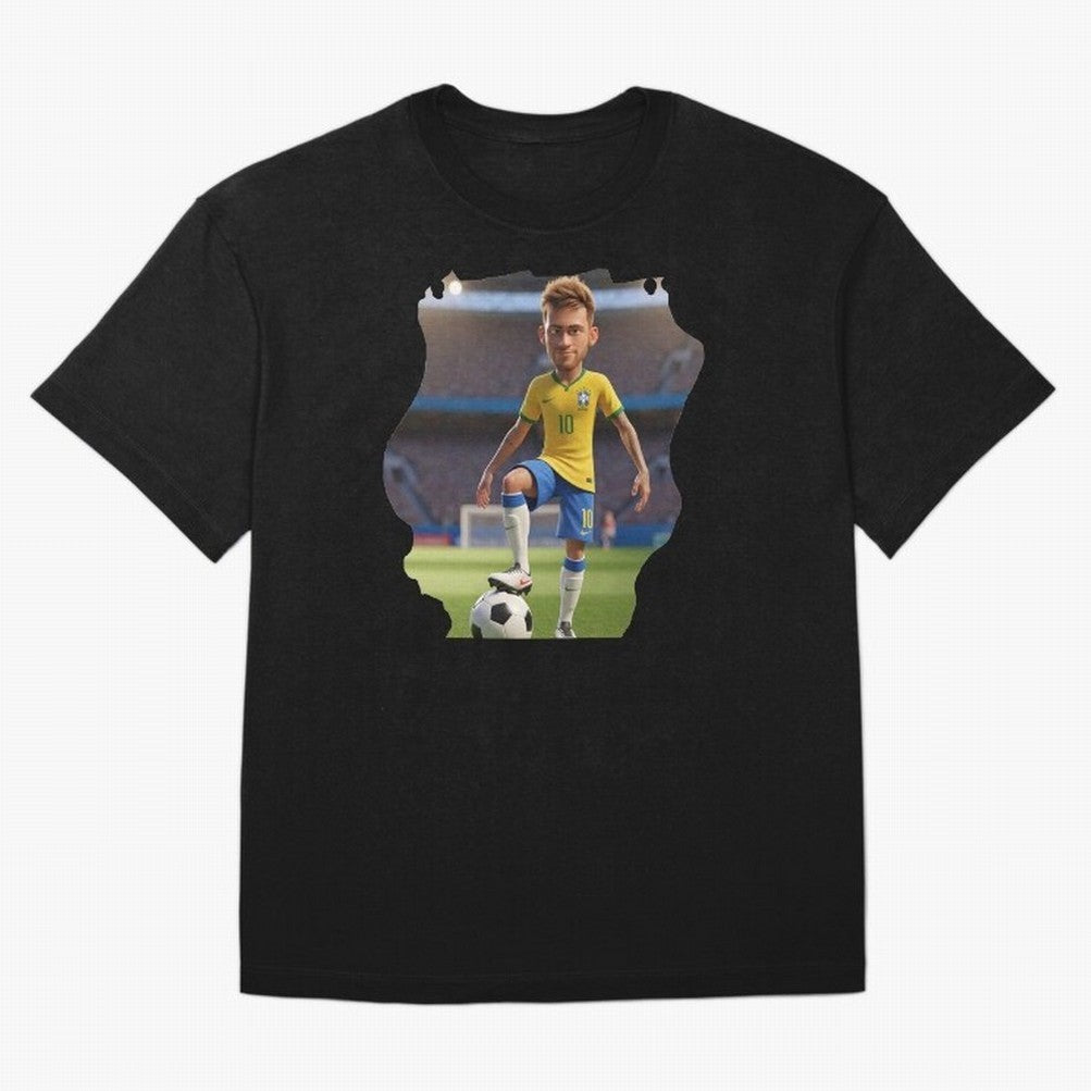 Football 3D Classic T-Shirt Celebrate Supporters United by FIFA World Cup 2026 for Fans of Neymar, Haaland and Cristiano Ronaldo and Argentina, Bringing Football History, Final Match Energy, Crowd Noise and Once in a Lifetime Moments; Ideal for