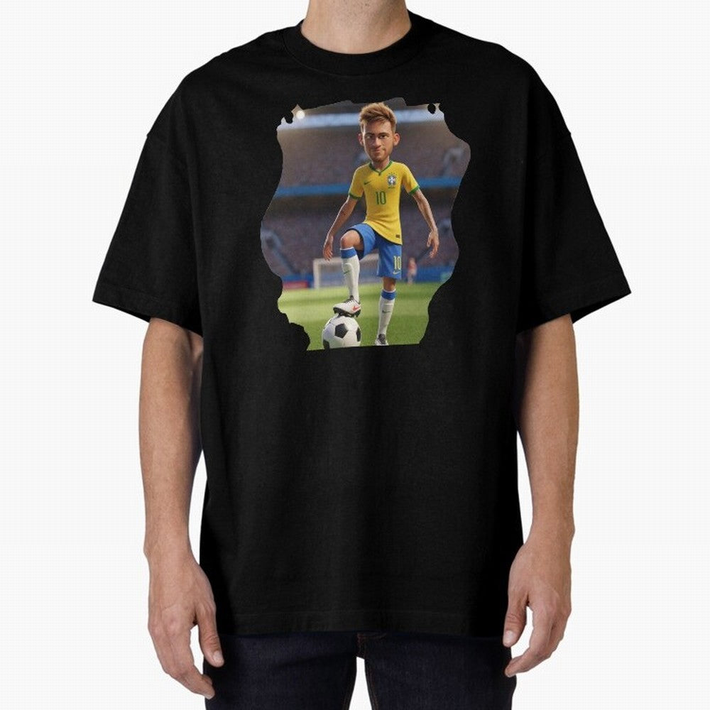 Football 3D Classic T-Shirt Celebrate Supporters United by FIFA World Cup 2026 for Fans of Neymar, Haaland and Cristiano Ronaldo and Argentina, Bringing Football History, Final Match Energy, Crowd Noise and Once in a Lifetime Moments; Ideal for
