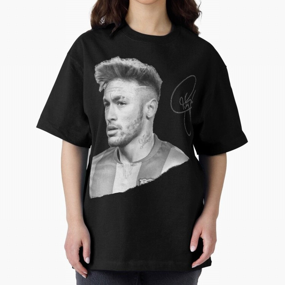Neymar in black & white with signature Classic T-Shirt Make the Season About Global Football Passion for FIFA World Cup 2026 USA Canada Mexico, Built around Cristiano Ronaldo, France, Worldwide Fan Energy, Dramatic Goals, Stadium Lights and