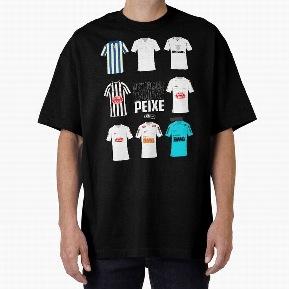 History in Shirts - Santos Classic T-Shirt Show Championship Spirit for FIFA World Cup 2026 Group Stage Featuring CR7 and Messi, England and Germany Energy, Fan Favorite Moments, National Team Passion, Big Match Drama and Soccer History; Ideal for