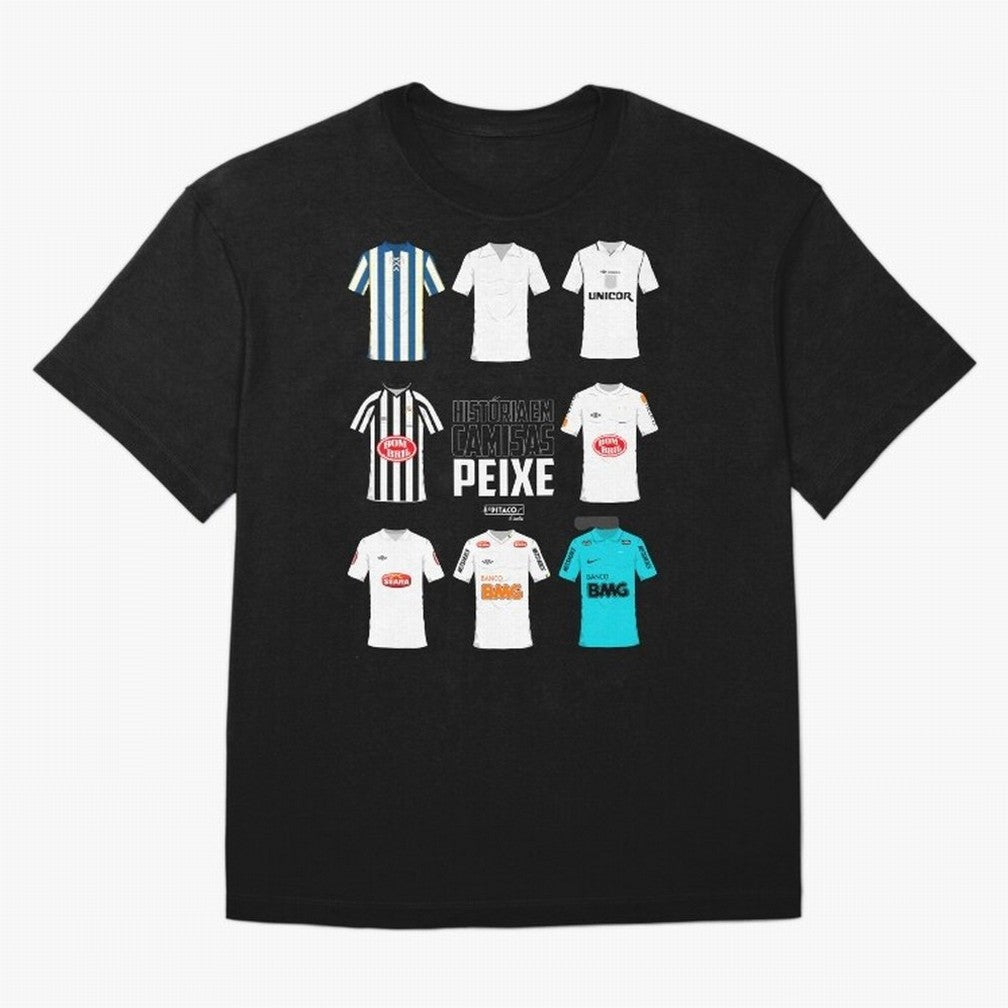 History in Shirts - Santos Classic T-Shirt Show Championship Spirit for FIFA World Cup 2026 Group Stage Featuring CR7 and Messi, England and Germany Energy, Fan Favorite Moments, National Team Passion, Big Match Drama and Soccer History; Ideal for