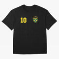 Classic Brasil Soccer No. 10 Brazil World Jersey Cup T Shirt Essential T-Shirt Follow Global Football Passion for FIFA World Cup 2026, Featuring Messi, Neymar and Mbappe, Brazil, Portugal and Argentina, Football Passion, Legendary Performances,