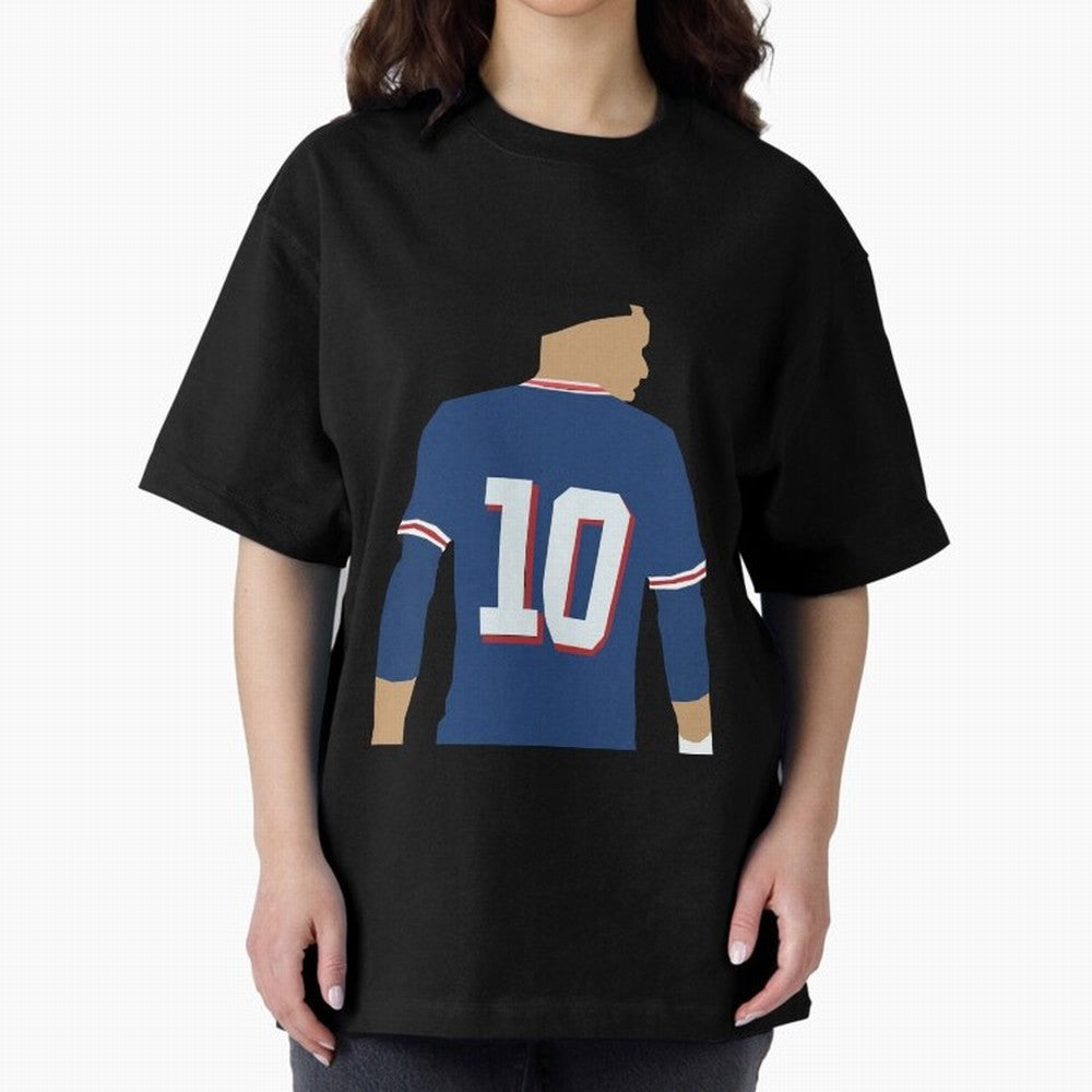 the number 10 Oversized T-Shirt Keep the Match Day Mood of Match Day Hype around FIFA World Cup 2026, Messi, Argentina, France and Brazil, Goal Celebration Energy, Supporter Heritage, Football Icons and Worldwide Tournament Joy; Ideal for Fans Who