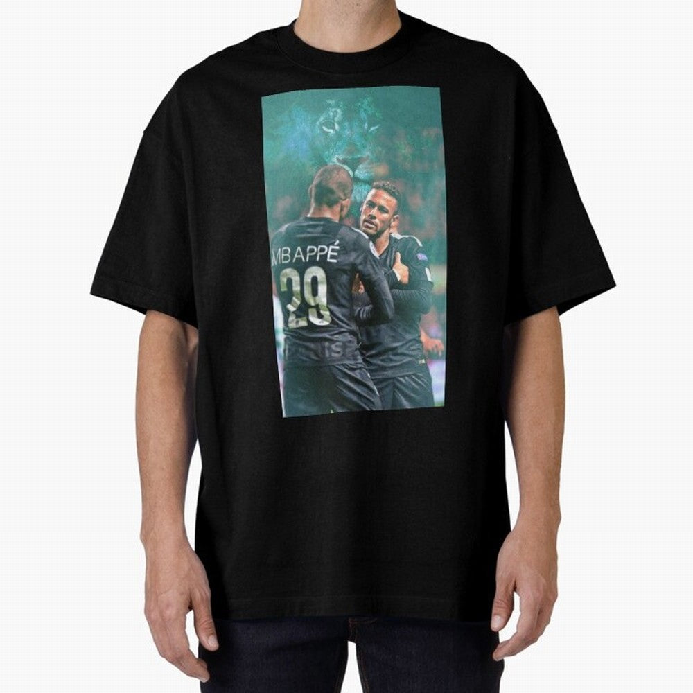 Art Neymar Wallpaper Oversized T-Shirt Join the Global Buzz around the FIFA World Cup 2026 Journey through Neymar Highlights, France Pride, Football Passion, Legendary Performances, Festival Vibes and Supporter Community; Perfect for Fans,