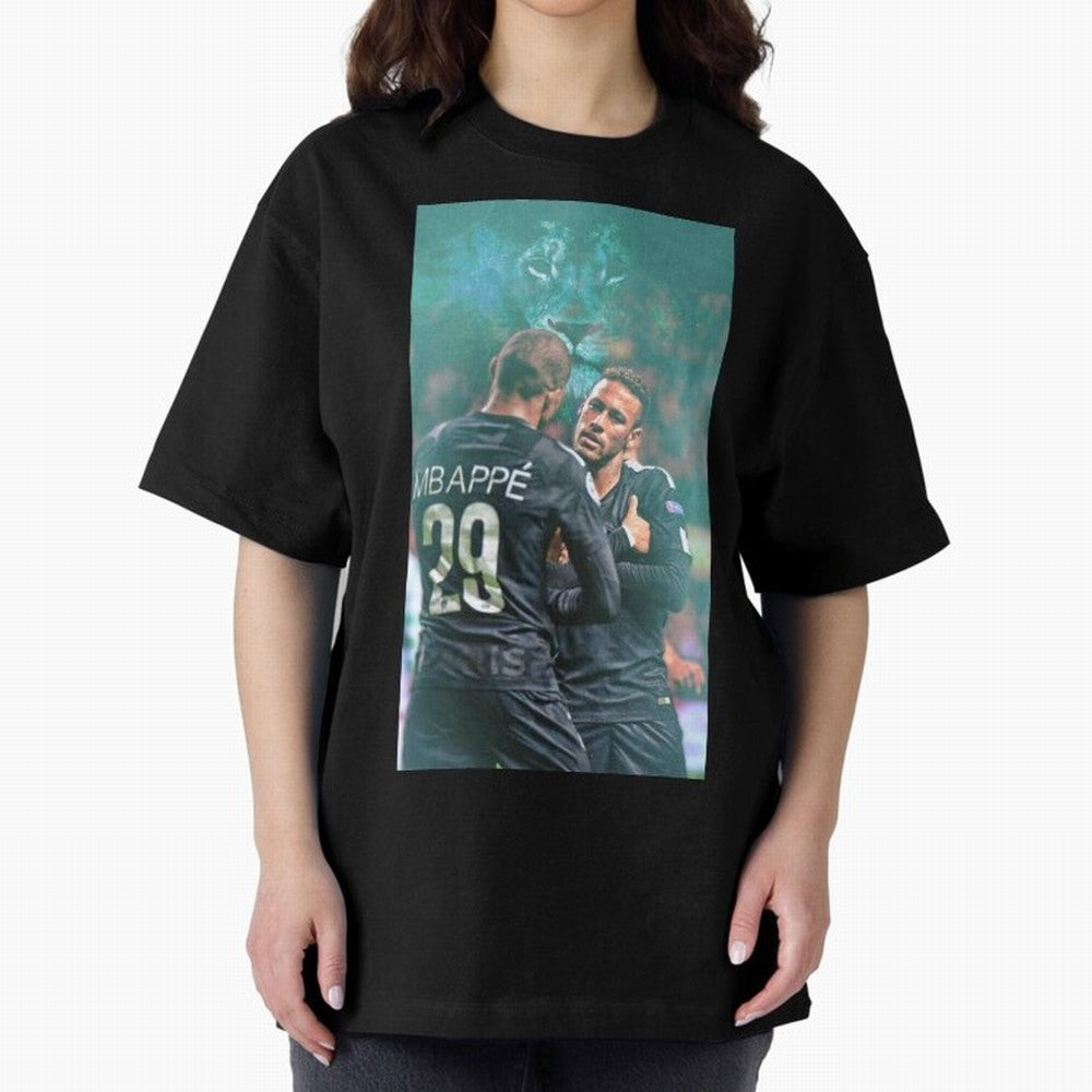 Art Neymar Wallpaper Oversized T-Shirt Join the Global Buzz around the FIFA World Cup 2026 Journey through Neymar Highlights, France Pride, Football Passion, Legendary Performances, Festival Vibes and Supporter Community; Perfect for Fans,