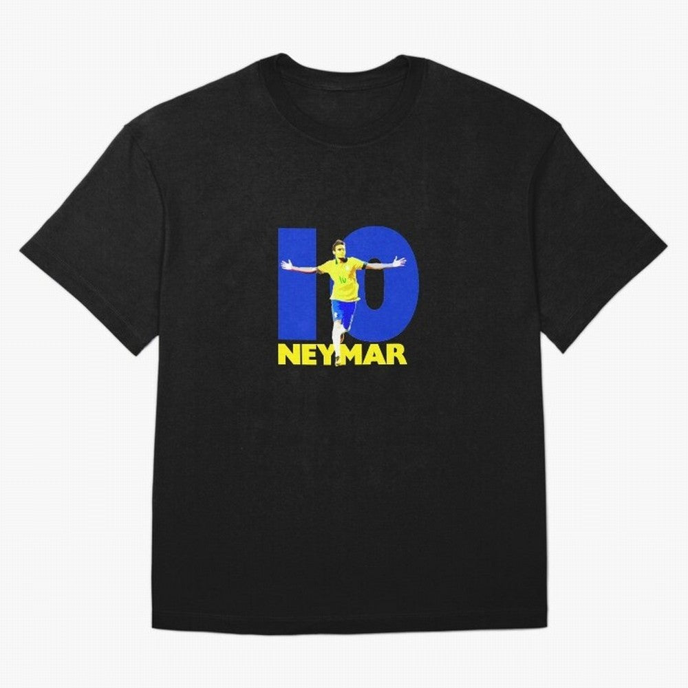 Neymar 10 Oversized T-Shirt Join Match Day Hype around FIFA World Cup 2026, Messi and Cristiano Ronaldo, England, Football Passion, Legendary Performances, Festival Vibes and Supporter Community; Perfect for Supporters Who Want Bold Football