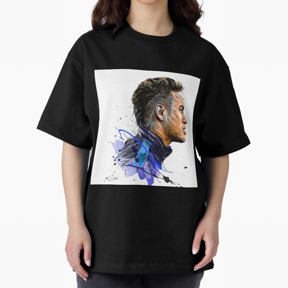 Neymar Design Oversized T-Shirt Step into the FIFA World Cup 2026 USA Canada Mexico Journey through Mbappe Highlights, Spain Pride, Game Day Rituals, Football Legends, Country Pride and the Road to the Final; Ideal for Football Dads, Football Moms,